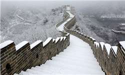 دیوار چین سفیدپوش شد+تصاویر