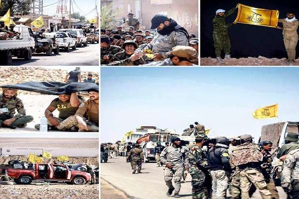 تداوم عملیات نیروهای «نُجَباء» در مرز سوریه و عراق + تصاویر