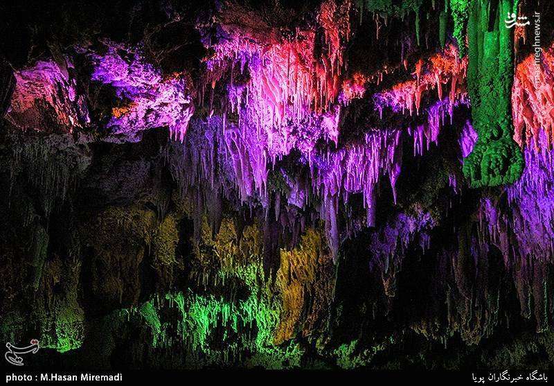 عکس/ بزرگ‌ترین غار آبی جهان در ایران
