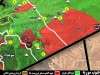 ۷ کیلومتر تا محاصره کامل تروریست ها در جنوب غرب دمشق +نقشه