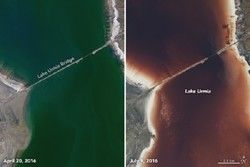 ۷۰ درصد دریاچه ارومیه خشک شد