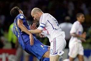 مقصر اخراج زیدان در فینال جام 2006 چه کسی بود؟