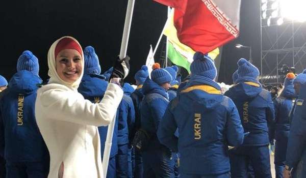 پرچمداری دختر ایرانی سورپرایز المپیک