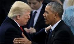 ترامپ: هرگز با دادن 1.7 میلیارد دلار پول نقد به ایران توسط اوباما کنار نیامدم