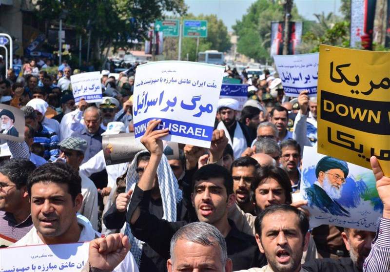 تظاهرات باشکوه ضد آمریکایی با حضور گسترده مردم در تهران برگزار شد