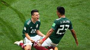 شکست مدافع عنوان قهرمانی در زیباترین بازی جام/ مکزیک آلمان را غافلگیر کرد +عکس
