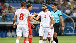 پیروزی انگلیس مقابل تونس در ثانیه های پایانی