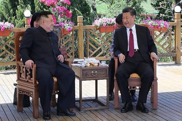 رهبر کره‌شمالی با رئیس‌جمهوری چین دیدار کرد