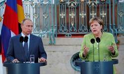سخنگوی کرملین: علی‌رغم مذاکرات جامع، توافقی بین پوتین و مرکل حاصل نشد