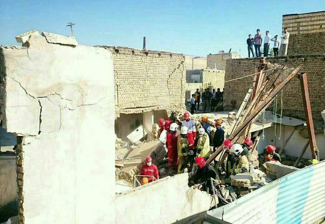 انفجار و آوار منزل مسکونی در شهرک شهید رجایی مشهد