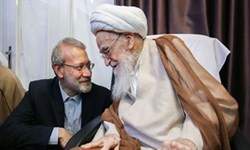 دیدار رئیس مجلس شورای اسلامی با علما و مراجع تقلید در قم