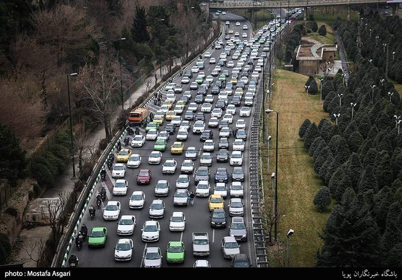 ترافیک در محور ایلام به مهران