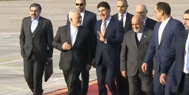 وزیر خارجه ایران وارد «اربیل» عراق شد