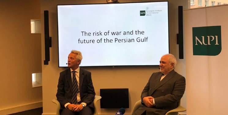 ظریف: امنیت در خلیج فارس و تنگه هرمز بدون ایران امکانپذیر نیست