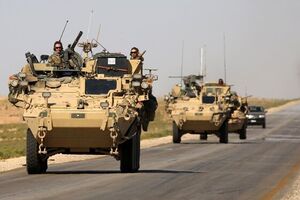 ششمین کاروان نظامی آمریکا در عراق مورد هدف قرار گرفت