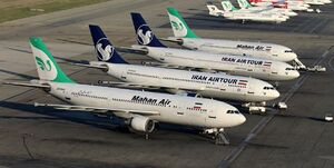 ممنوعیت پرواز از مبدأ ۳۲ کشور به ایران