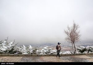 بارش برف و باران در ۲۰ استان