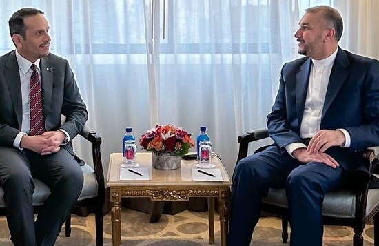 دیدار وزیر خارجه قطر با امیرعبداللهیان در نیویورک